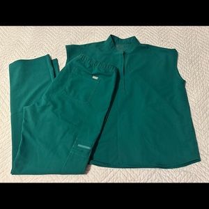 Hunter Green Scrub Set L/XL